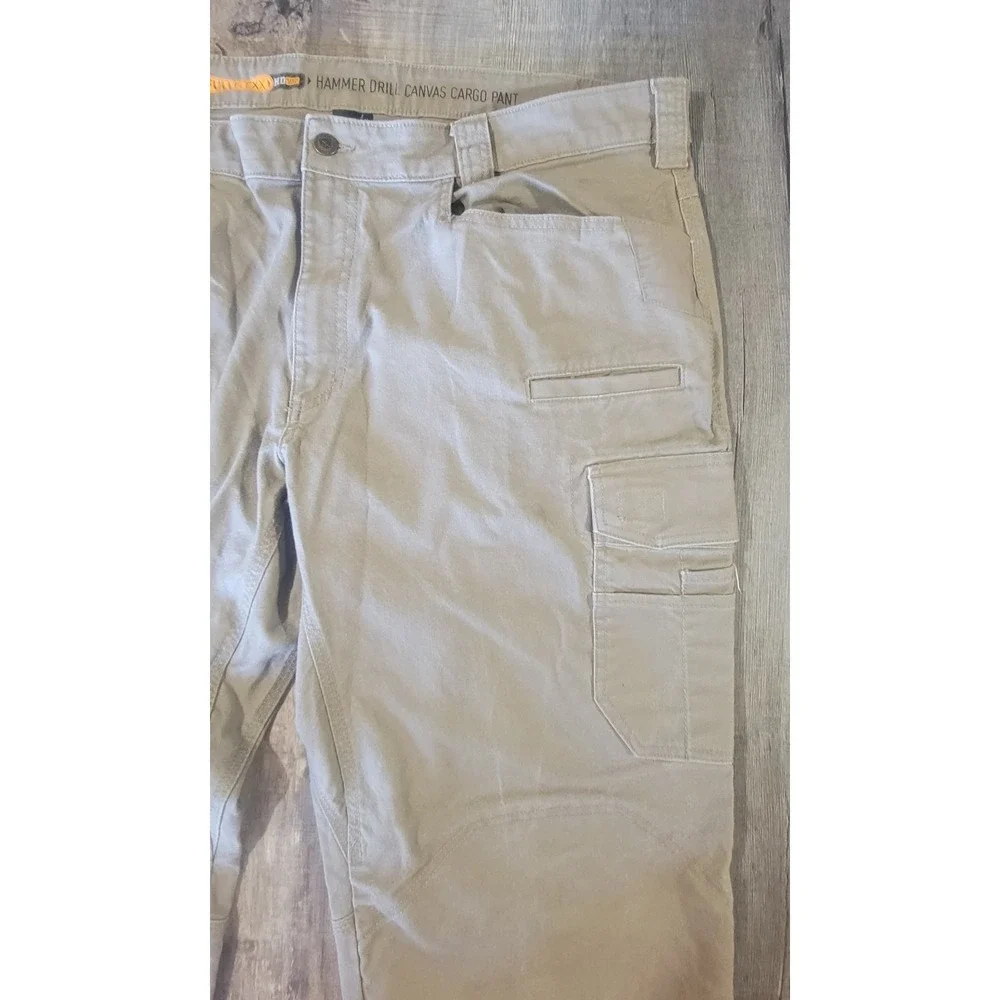 Noble Outfitters Men 42x32 Hammer Drill Canvas Cargo  Heavy Duty Full Flex Pants
